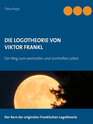 cover image of Die Logotheorie von Victor Frankl